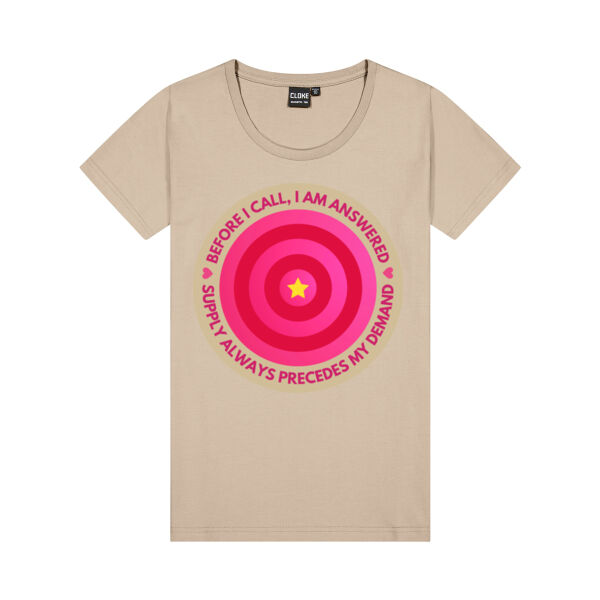 Affirmation Tee - Before I call TAN Thumbnail